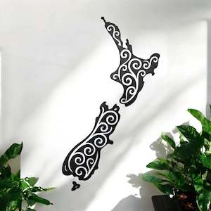 Nude Unpainted: New Zealand Koru Map