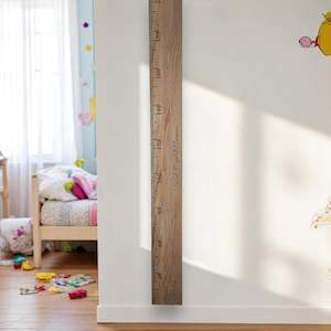 Mothers Day 2025 Sale: Rimu Wooden Height Chart - 5 Only