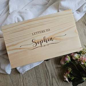 Keepsake Boxes: Letters To Engraved Keepsake Box
