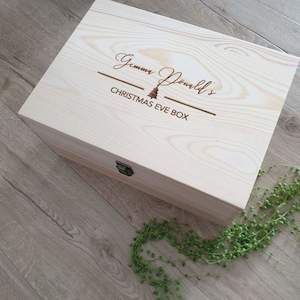 Wooden Boxes: Christmas Eve Box Tree