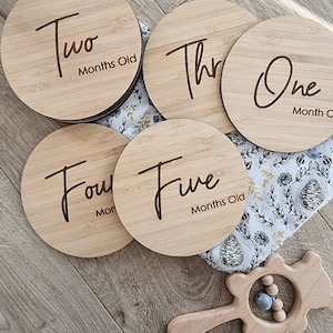 Baby: Bamboo Barcelona Milestone Cards Set