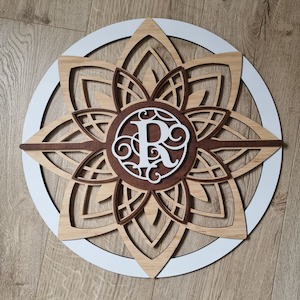 Mandala Flower Single Colour + Stain + Bamboo