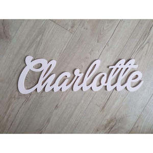 Wooden Name Signs: Wall Name Plaque Free Personalisation