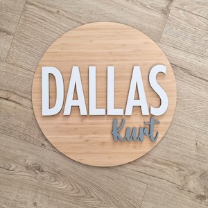 New: Two Names On Bamboo