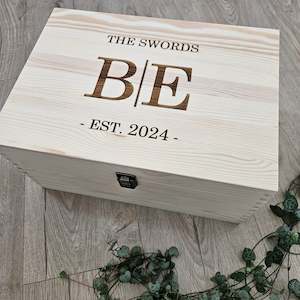 Initials Established Keepsake Box (Pre-Order)