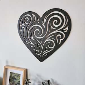 Koru Heart Wall Decor