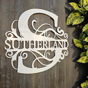 Monogram Letter With Name