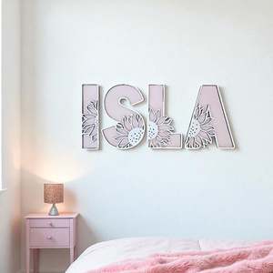 Sunflower Letters Large