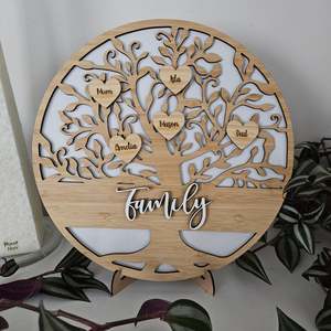 Personalised Family Tree Circle