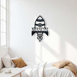 On Sale: Rocket Name Plaque