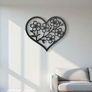 Floral Heart Wall Art