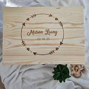 Keepsake Boxes: Hudson Keepsake Box (Pre-Order)