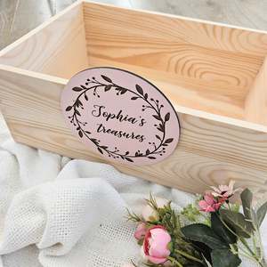 Keepsake Box Personalised Treasures Box