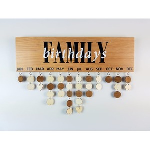 Family Birthday & Celebrations Boards