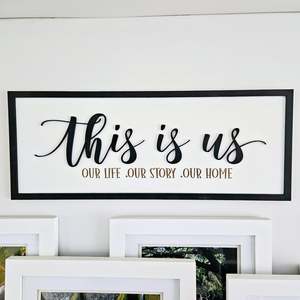 Wedding: This Is Us Wall Decor