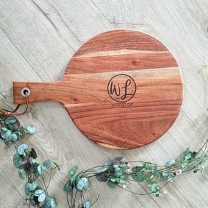 Monogram Name Serving Board