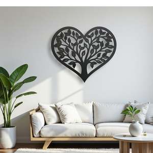 Love Heart Tree Wall Art
