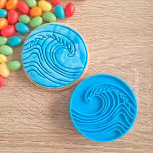 Wave Fondant Stamp