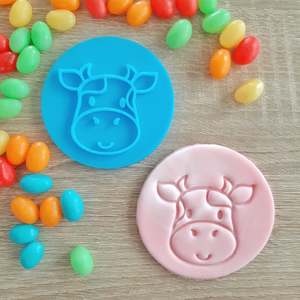 Baby Fondant Stamps: Cow Fondant Stamp