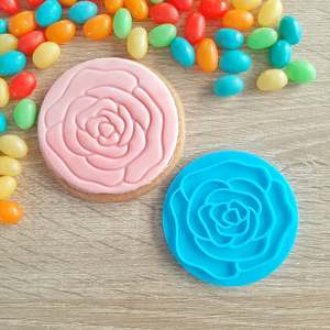 Mothers Day Fondant Stamps: Rose Fondant Stamp
