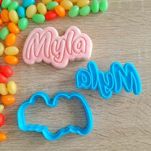 Custom Name Cookie Cutter & Stamp