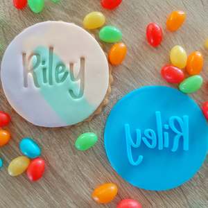Personalised Fondant Stamps: Name Fondant Stamp