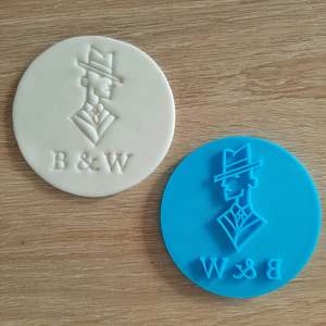 Personalised Fondant Stamps: Custom Logo Fondant Stamp (email first to check suitability)