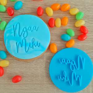 Ngaa/Ngā Mihi Fondant Stamp