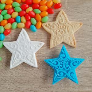 Koru Star Cookie Cutter & Fondant Stamp