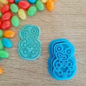 Mini Hei-Tiki Cookie Cutter & Fondant Stamp