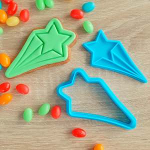 Shooting Star Cookie Cutter & Fondant Stamp