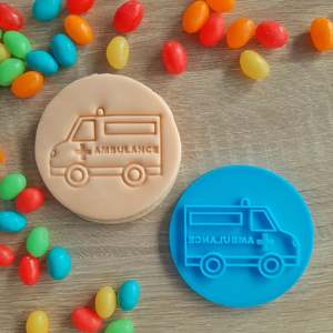 Vehicle Cutters Stamps: Ambulance Fondant Stamp