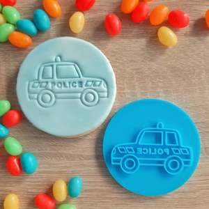 Police Car Fondant Stamp