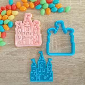 Knights Princesses Cutters Stamps: Castle (2) Cookie Cutter & Fondant Stamp