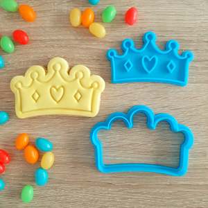 Crown Cookie Cutter & Fondant Stamp