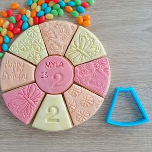 Basic Shapes Cookie Cutters: Platter/Wedge Cookie & Fondant Cutter