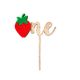 Strawberry One Cake Topper