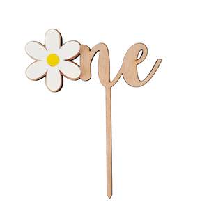 Daisy One Cake Topper