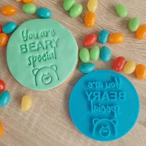 Valentines Day Cutters Stamps: Beary Special Fondant Stamp