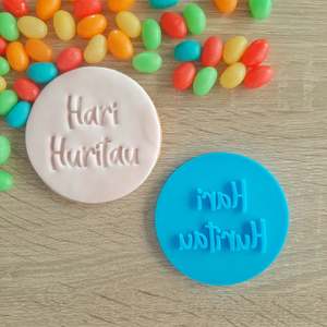 Te Reo Maori: Hari Huritau Fondant Stamp