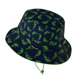Kids Summer Bucket Hats: Wide Brim Summer Bucket Hat - Tuatara
