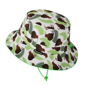 Wide Brim Summer Bucket Hat - Kiwi