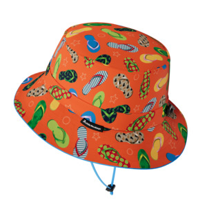 Wide Brim Summer Bucket Hat - Kiwiana Jandals
