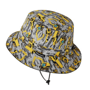 Kids Summer Bucket Hats: Wide Brim Summer Bucket Hat - Construction
