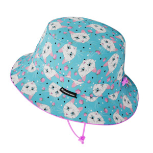 Wide Brim Summer Bucket Hat - Rose & Cat
