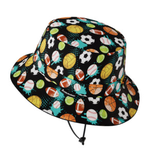 Kids Summer Bucket Hats: Wide Brim Summer Bucket Hat - Sports