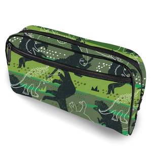 School Book Bags: Pencil Case/Toiletry Bag - Dinosaur