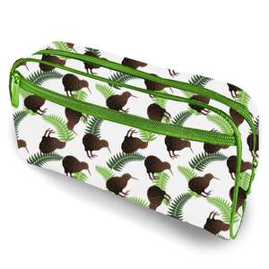 School Book Bags: Pencil Case/Toiletry Bag - Kiwi