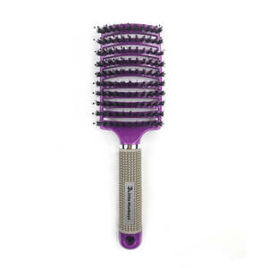 Hairbrush Scrunchies: Easy Detangler Hairbrush - Purple