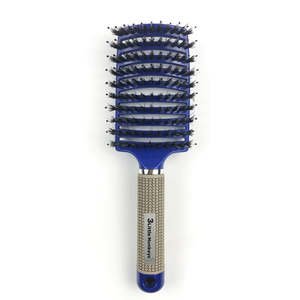 Hairbrush Scrunchies: Easy Detangler Hairbrush - Blue